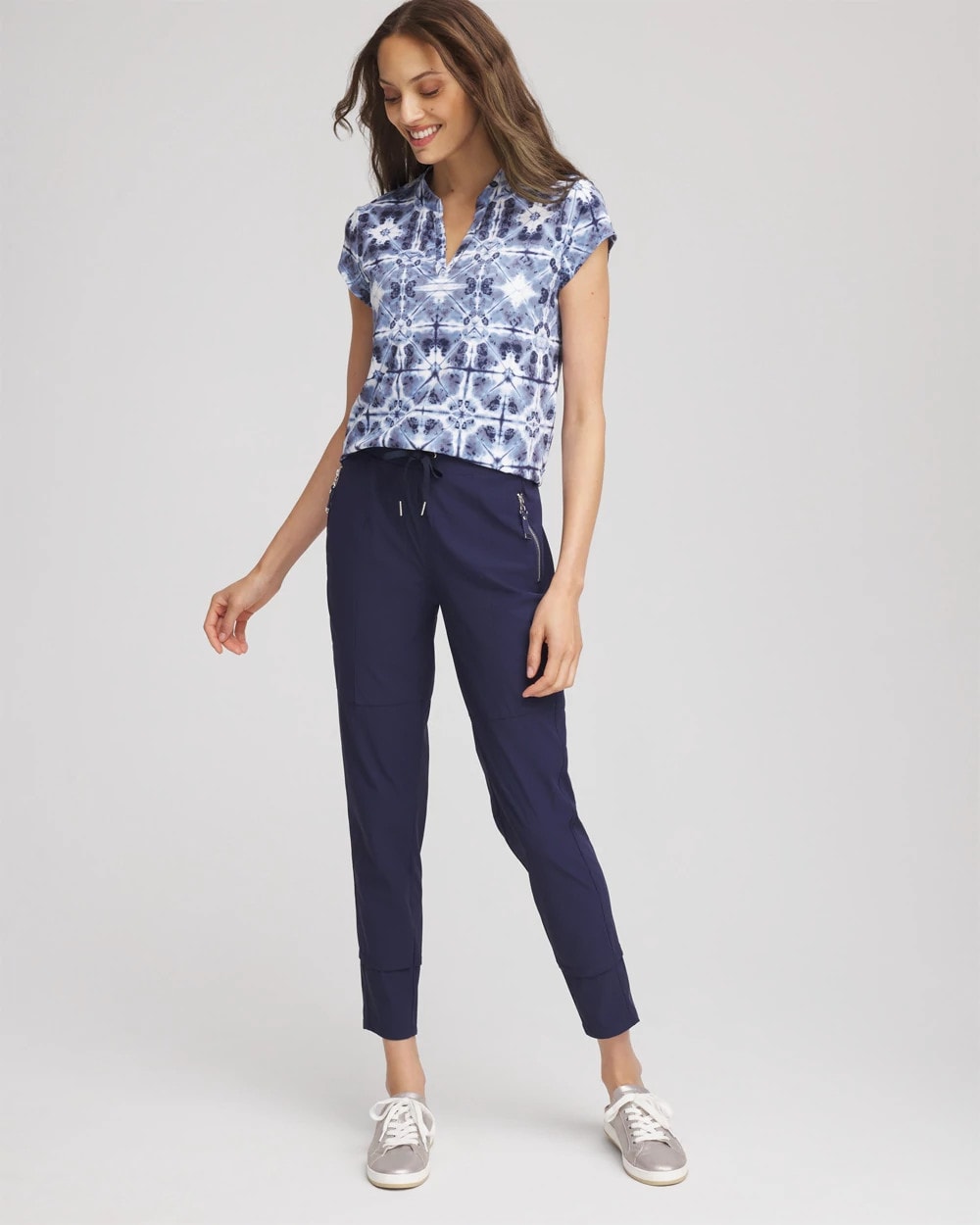 Chico's - Zenergy® UPF Printed Polo Top