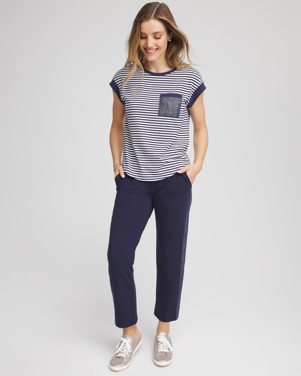 Chico's - Zenergy® UPF Striped Tee