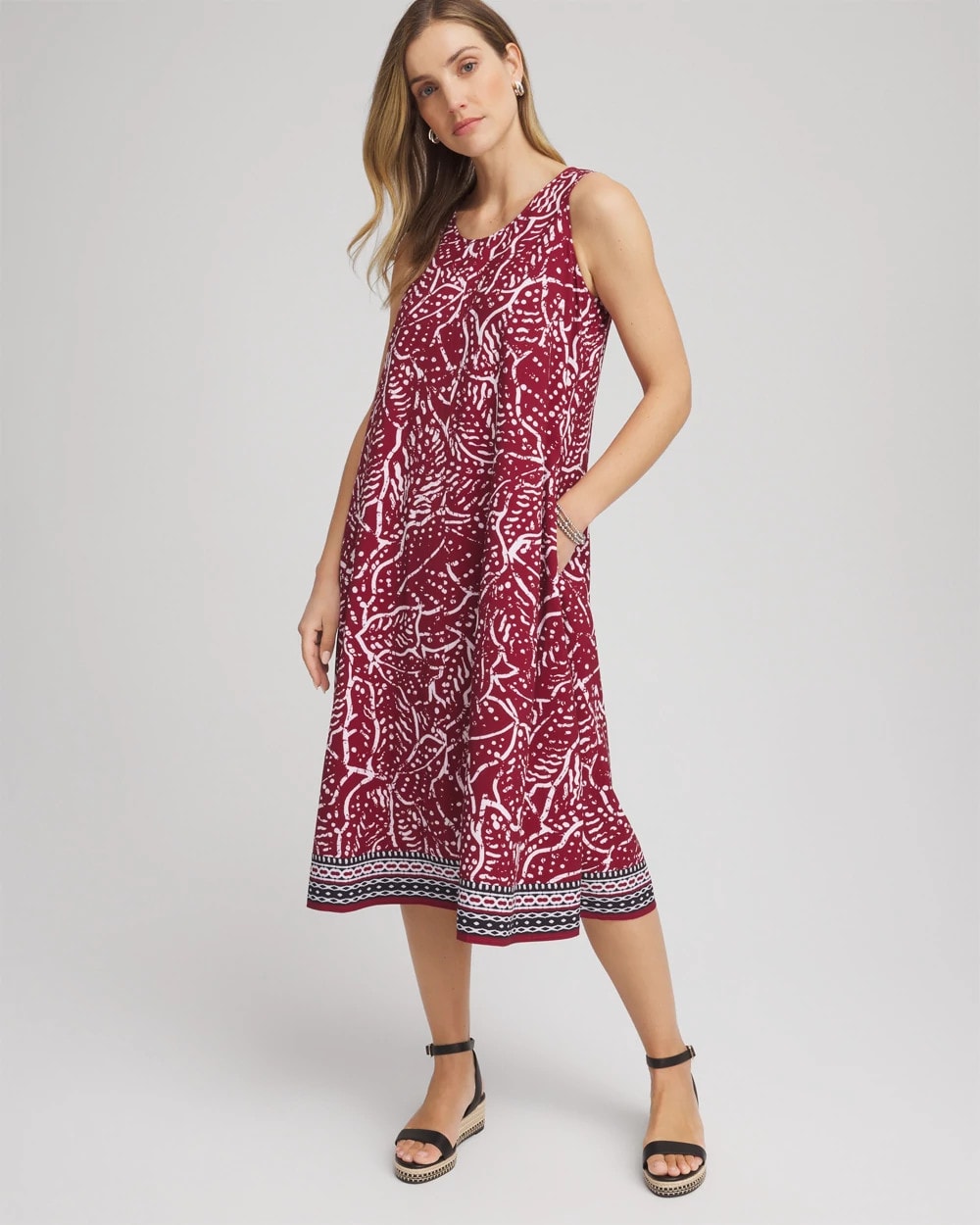 Chico's - Zenergy® UPF Printed Midi Sports Dress