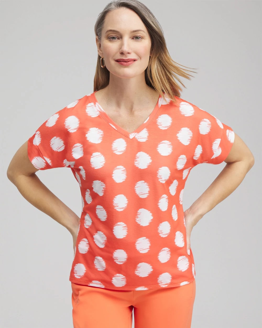 Chico's - Zenergy® Dots Drop Shoulder Tee