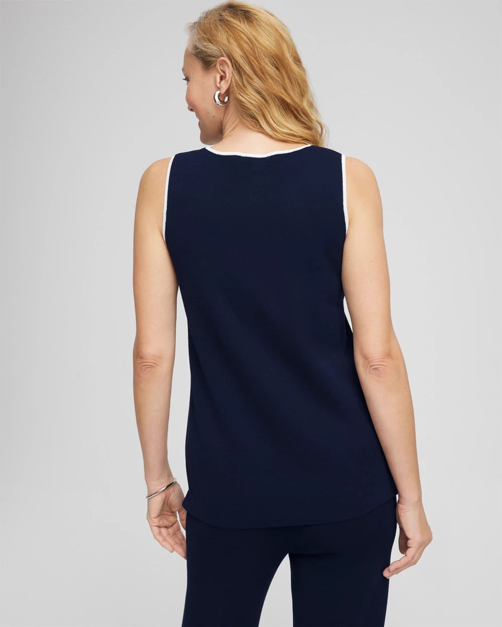 Chico's - Travelers™ Tipped Sweater Shell Tank