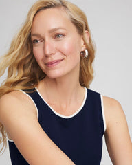 Chico's - Travelers™ Tipped Sweater Shell Tank