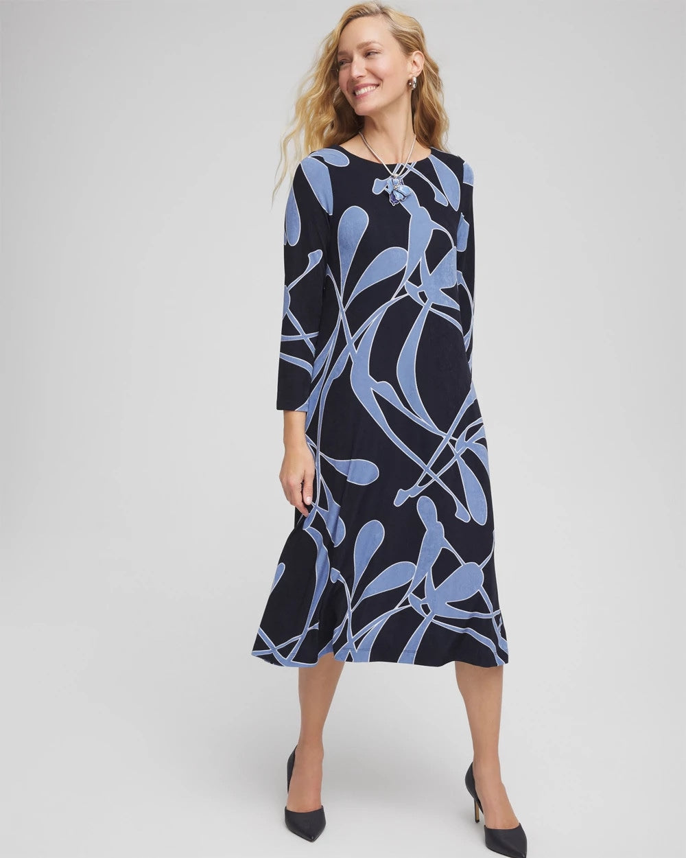 Chico's - Travelers™ Abstract Midi Dress