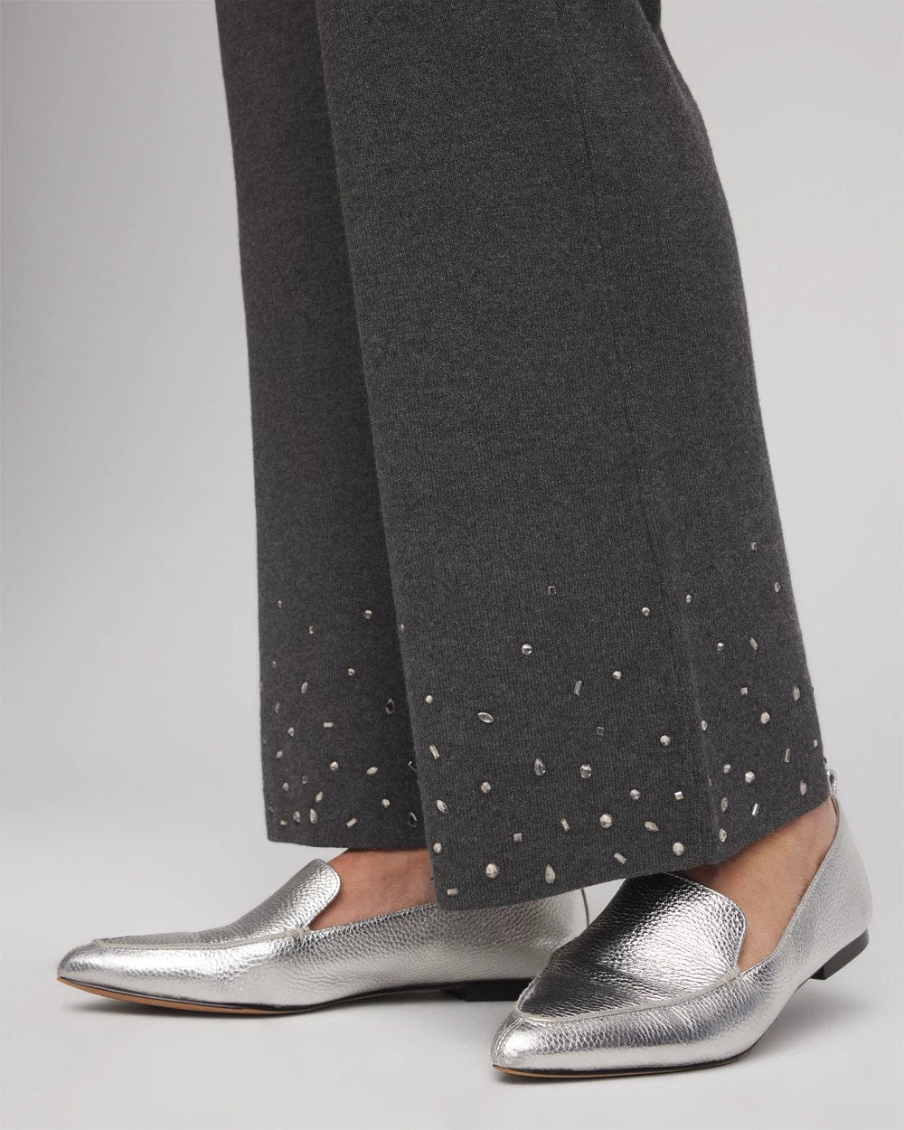 Chico's - Travelers™ Embellished Straight-Leg Pants
