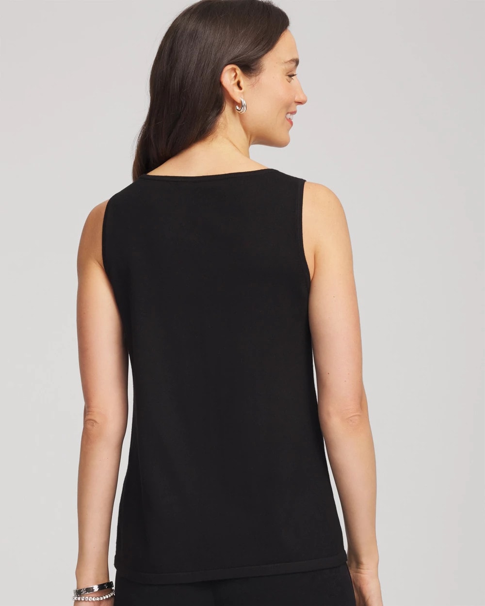 Chico's - Travelers™ Embellished Scoopneck Tank