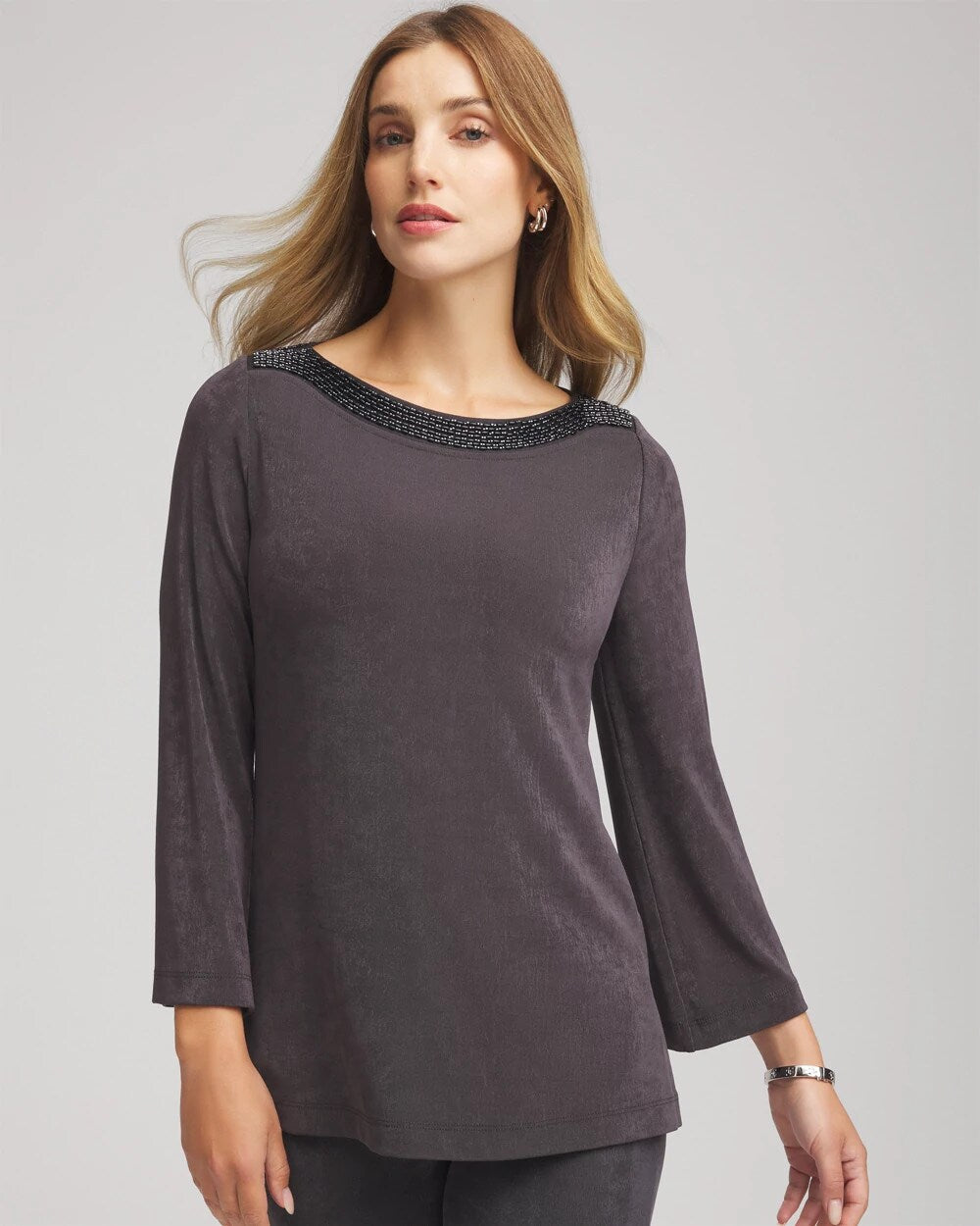 Chico's - Travelers™ Koia Pearl Beaded Tunic