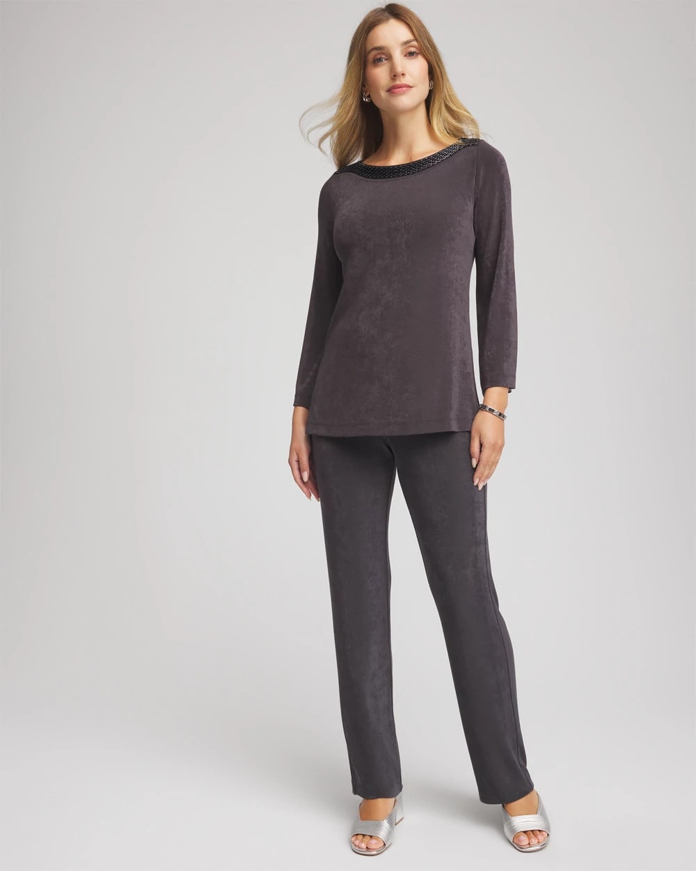 Chico's - Travelers™ Koia Pearl Beaded Tunic