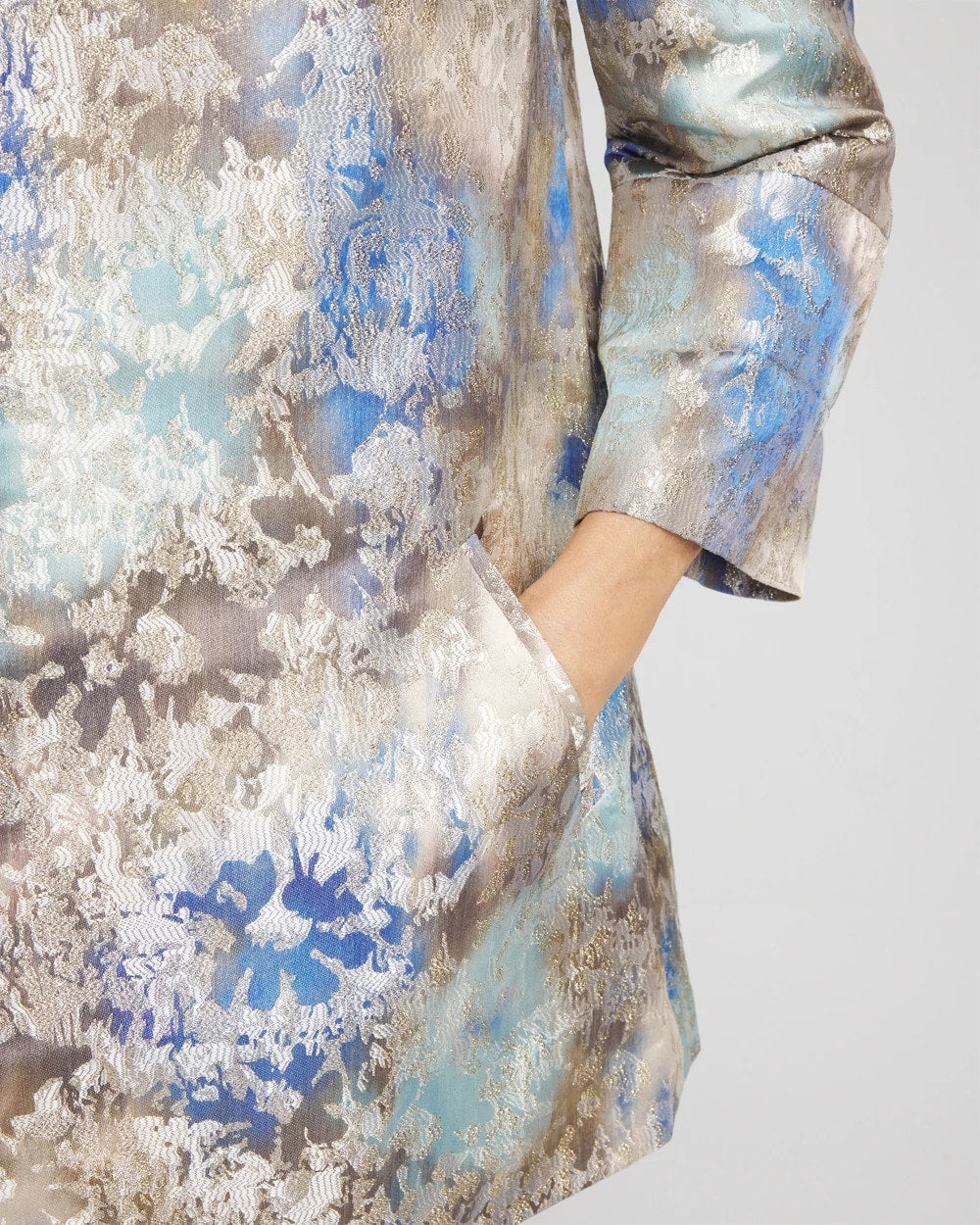 Chico's - Travelers™ Collection Watercolor Jacquard Jacket