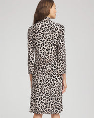Chico's - Travelers™ Animal-Print Mockneck Midi Dress