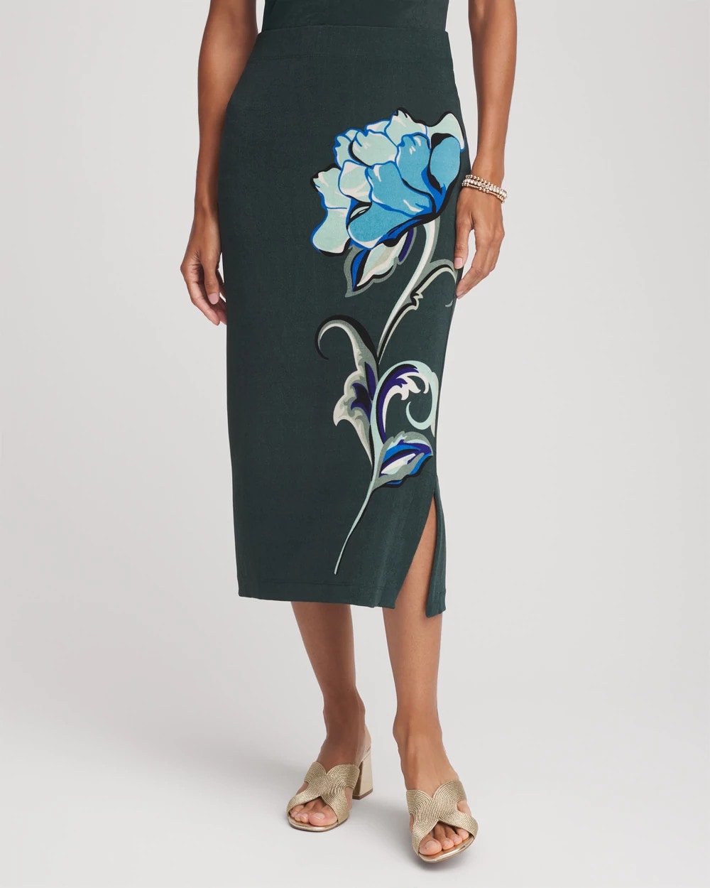 Chico's - Travelers™ Artisanal Midi Skirt