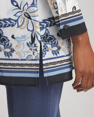 Chico's - Travelers™ Collection Paisley Mesh Shirt Jacket