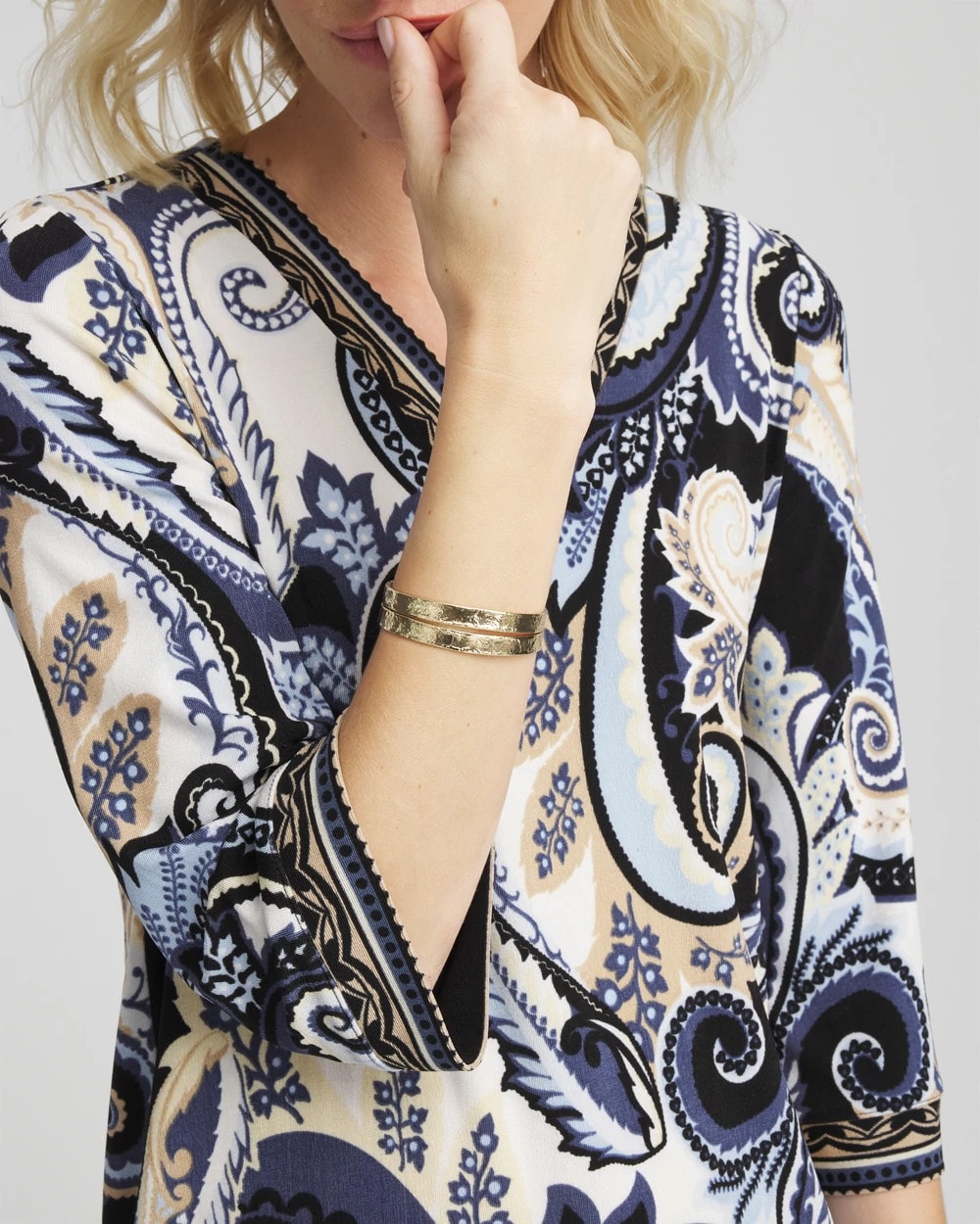 Chico's - Travelers™ Paisley V-Neck Tunic