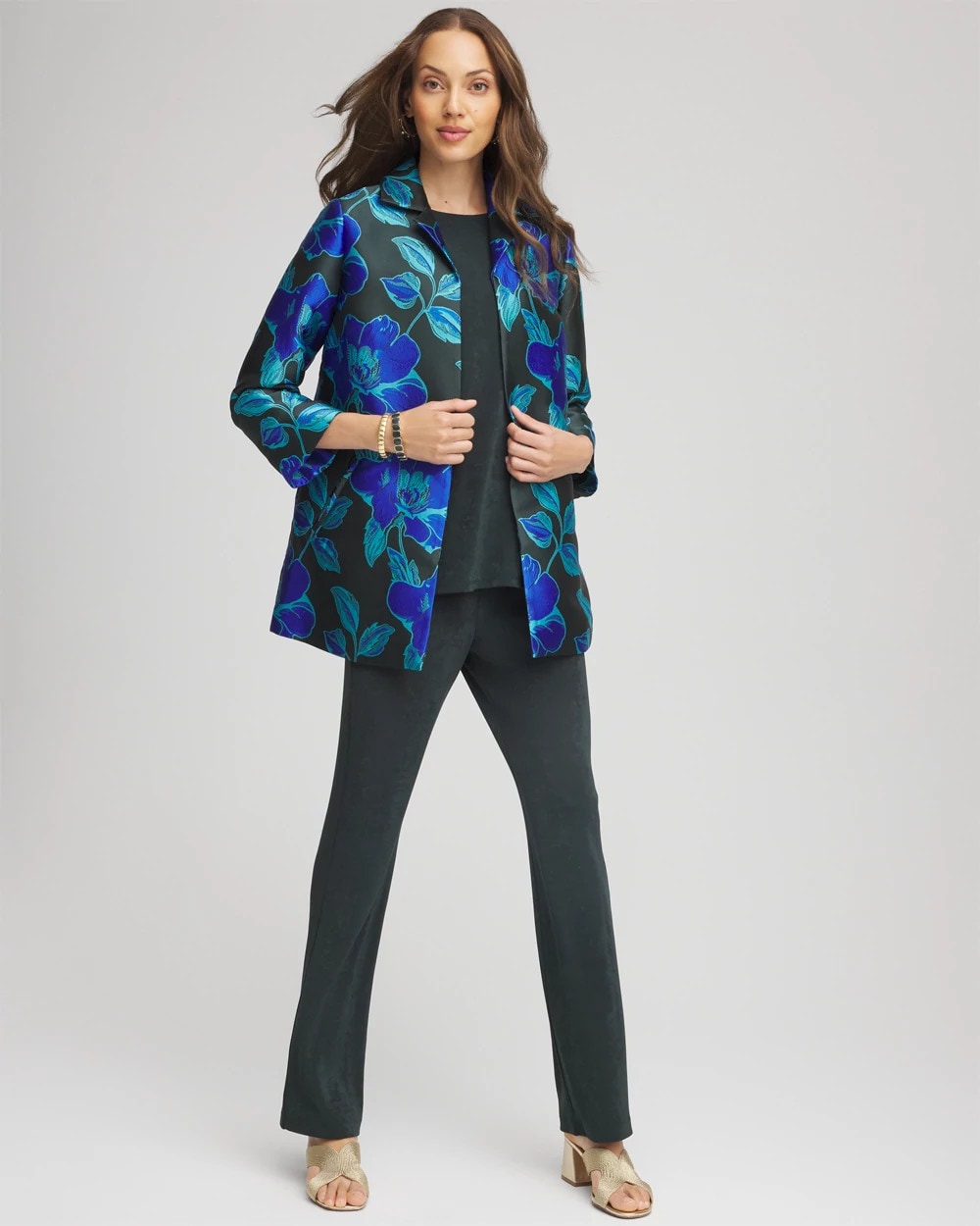 Chico's - Travelers™ Collection Jacquard Jacket