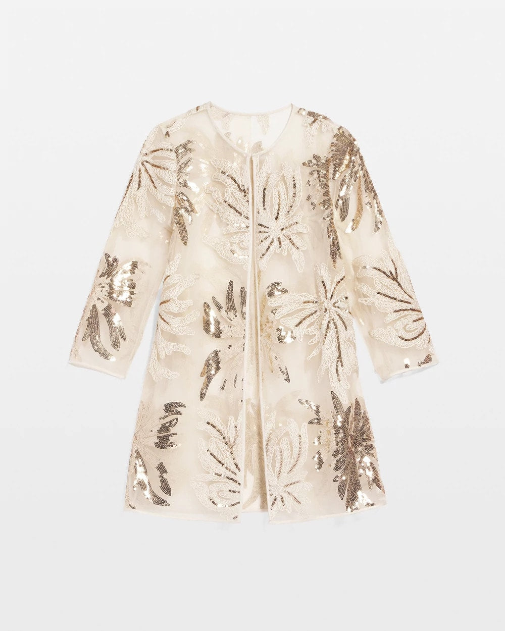 Chico's - Travelers™ Collection Sequin-Mesh Jacket