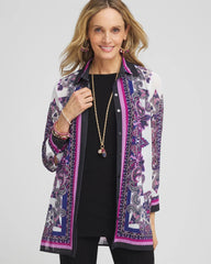 Chico's - Travelers™ Collection Mesh Shirt Jacket