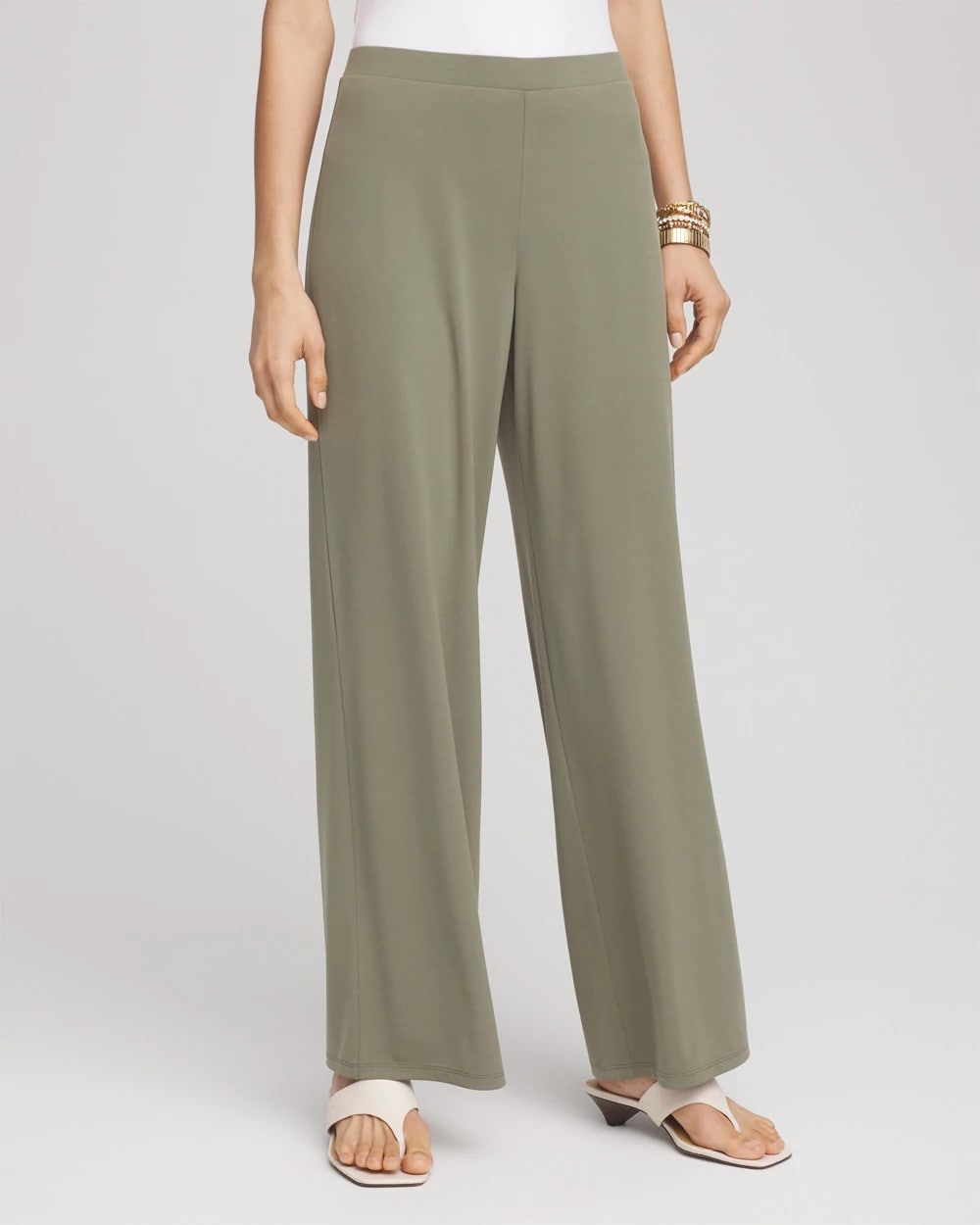 Chico's - Travelers™ Knit Wide-Leg Pants