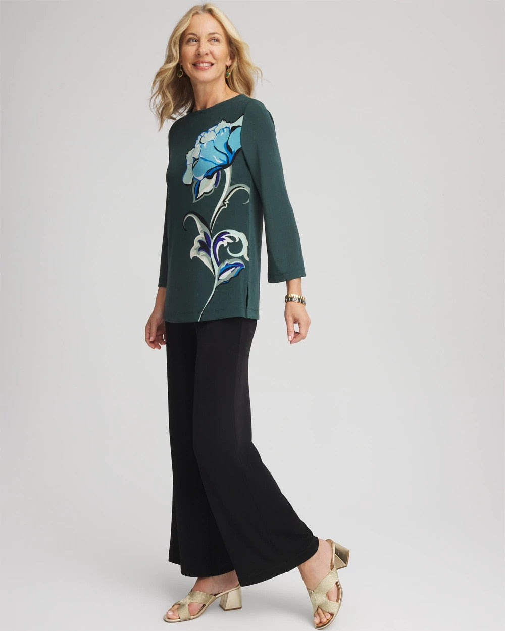 Chico's - Travelers™ Artisanal Boatneck Tunic