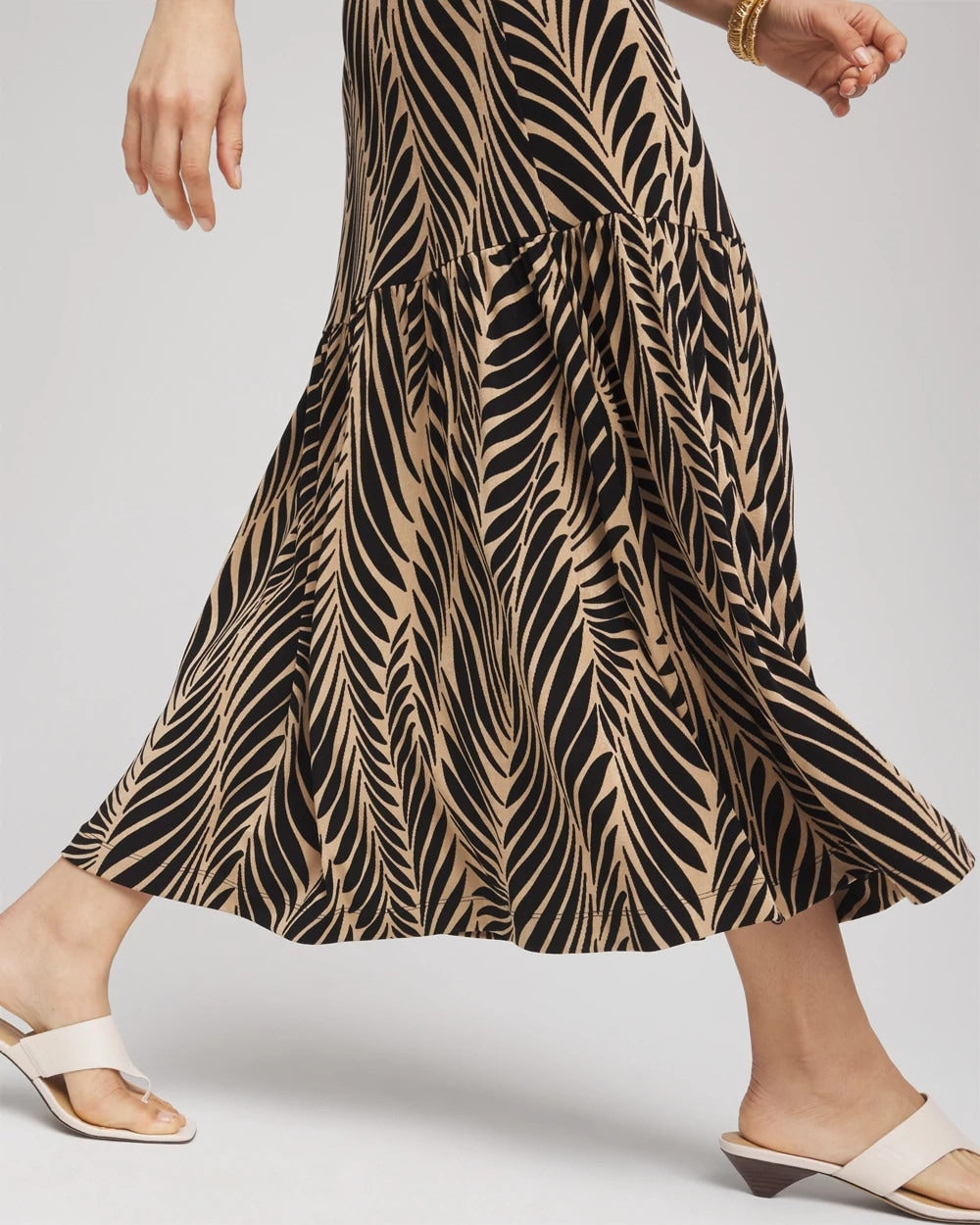 Chico's - Travelers™ Palm-Frond-Motif Dress