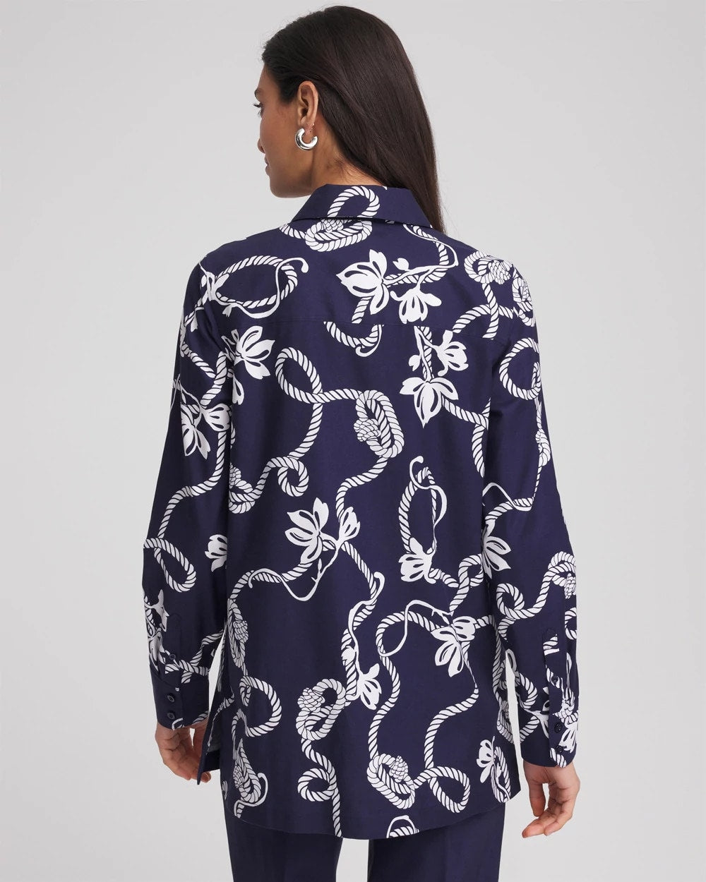 Chico's - No Iron™ Rope Print Tunic