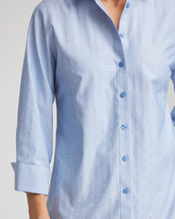 Chico's - No Iron™ Striped Jacquard Sateen Shirt