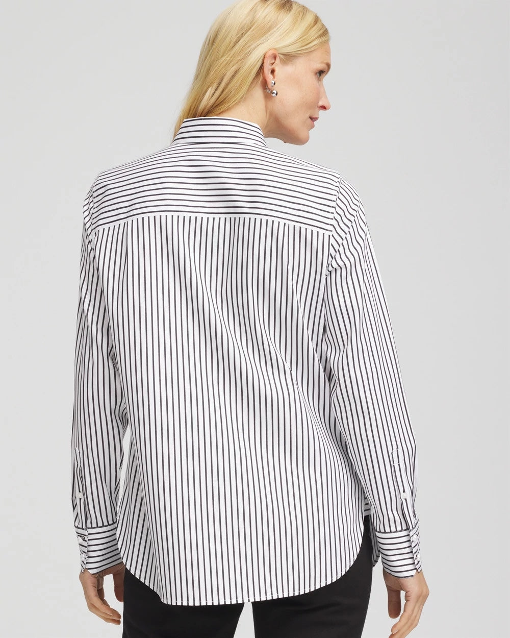 Chico's - No Iron™ Lurex Striped Shirt