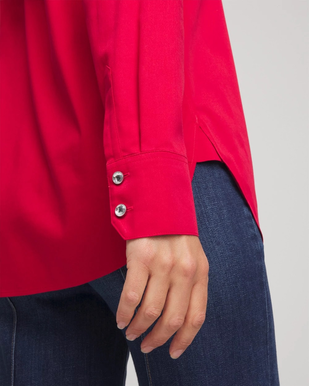 Chico's - No Iron™ Rhinestone Button Shirt