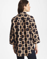 Chico's - No Iron™ Stretch Global Dots Popover Tunic