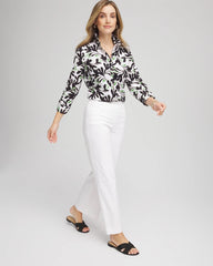 Chico's - No Iron™ Abstract Floral Shirt