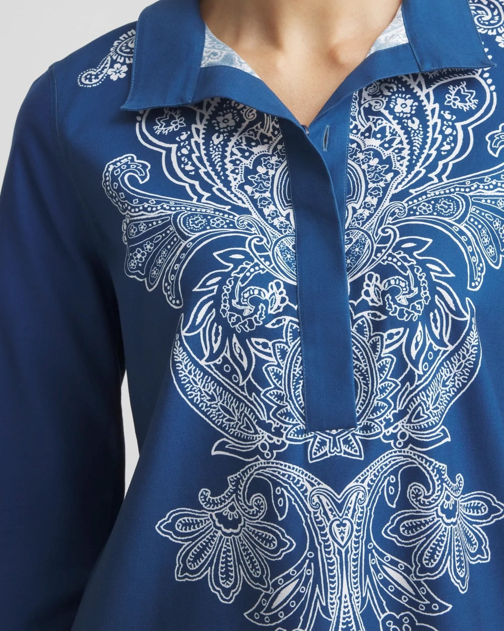 Chico's - No Iron™ Paisley Buttonback Tunic