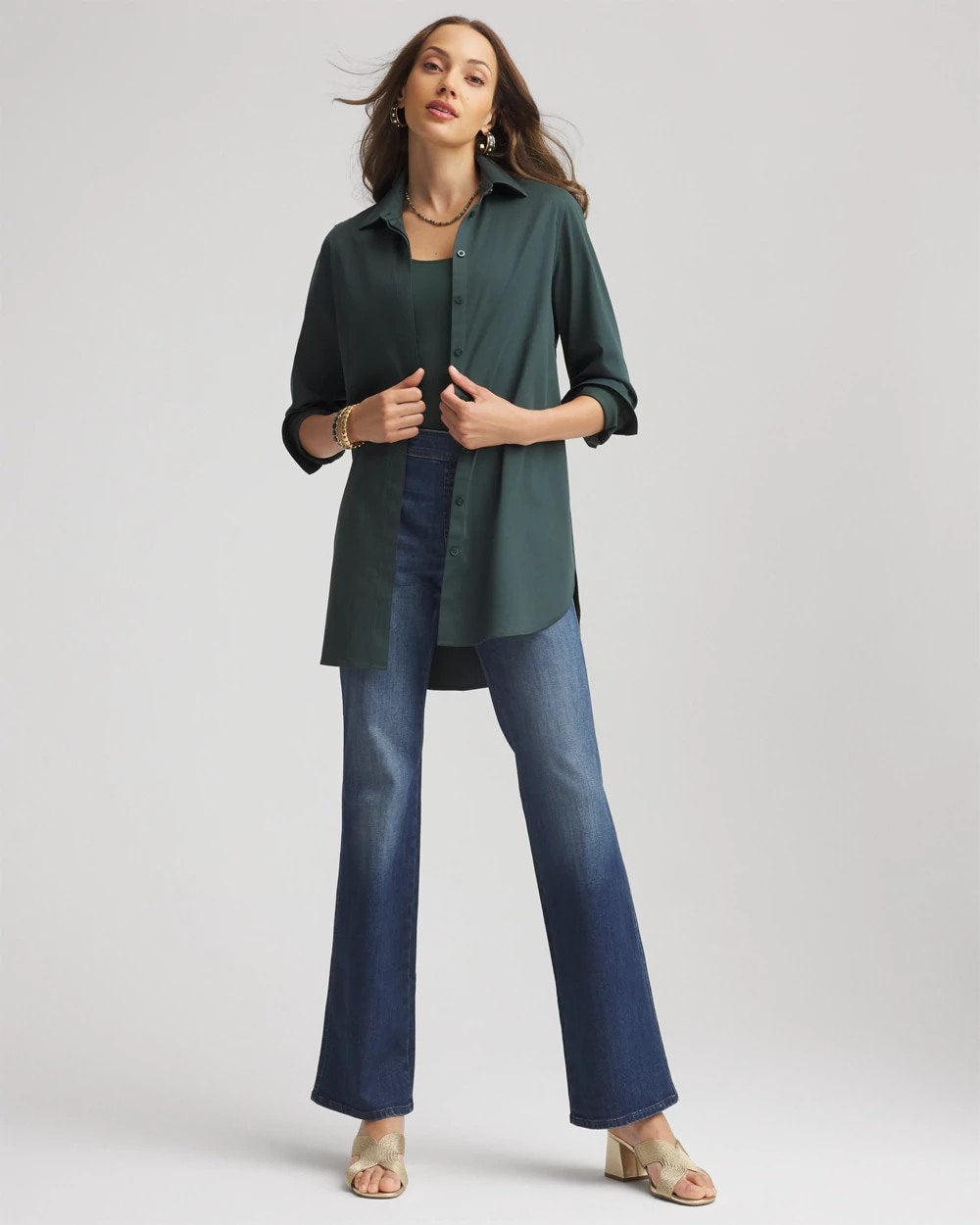 Chico's - No Iron™ Long-Sleeved Tunic