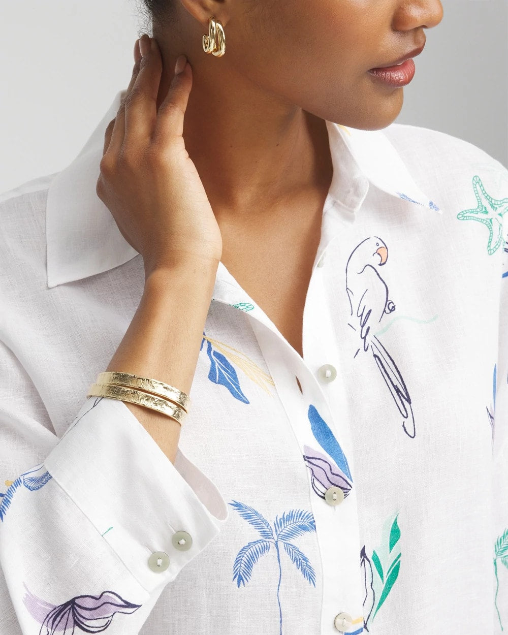 Chico's - No Iron™ Island Linen Shirt