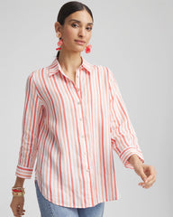Chico's - No Iron™ Striped Linen Shirt