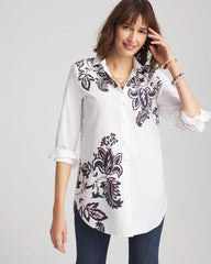 Chico's - No Iron™ Floral Stretch Tunic