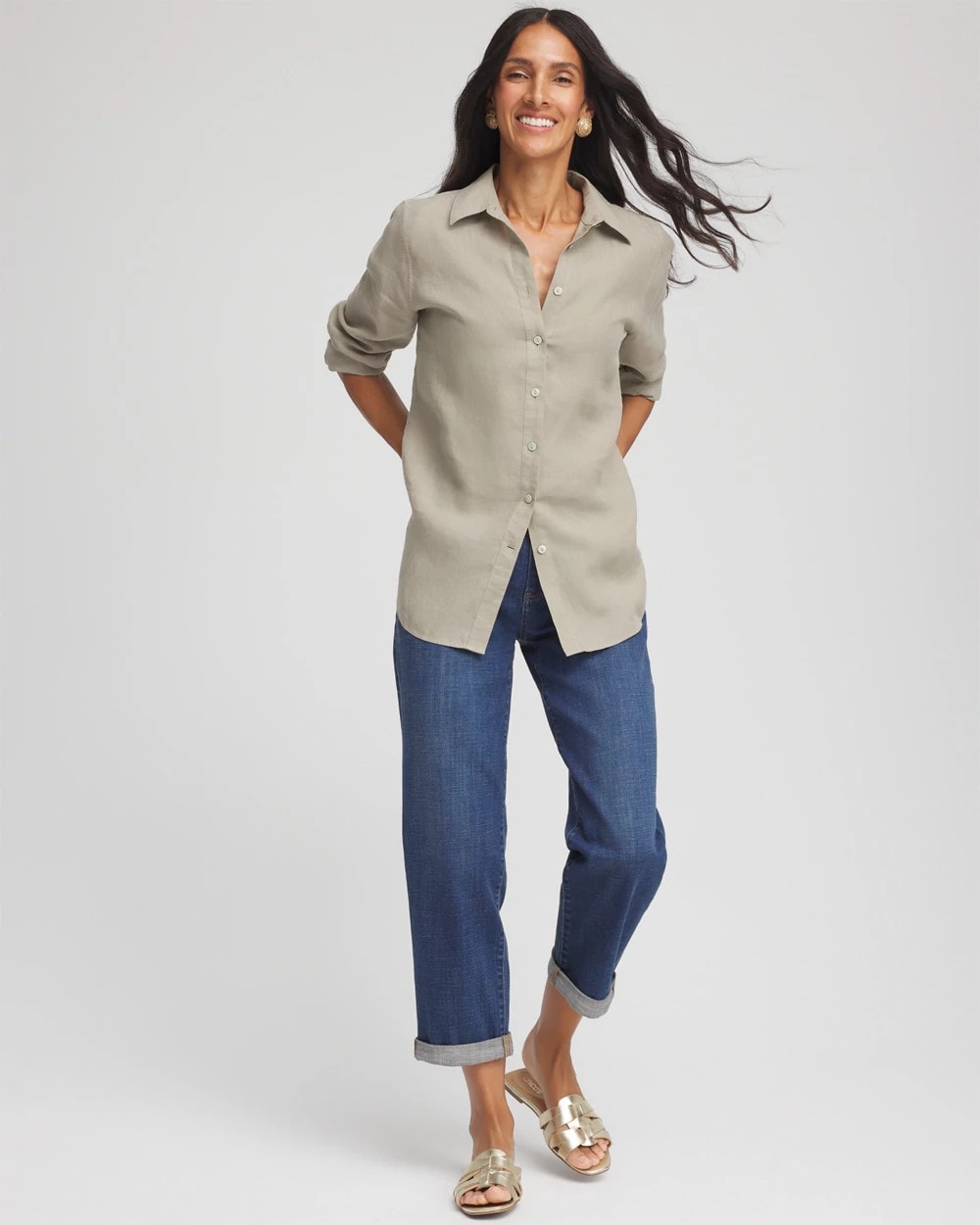 Chico's - No Iron™ Linen Shirt