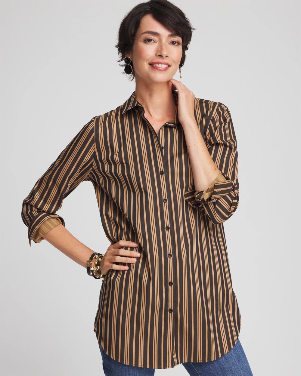 Chico's - No Iron™ Stripe Tunic