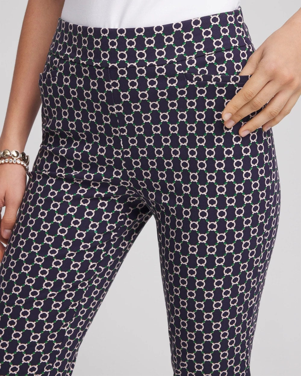Chico's - Brigitte™ Chain Connection Slim Pants