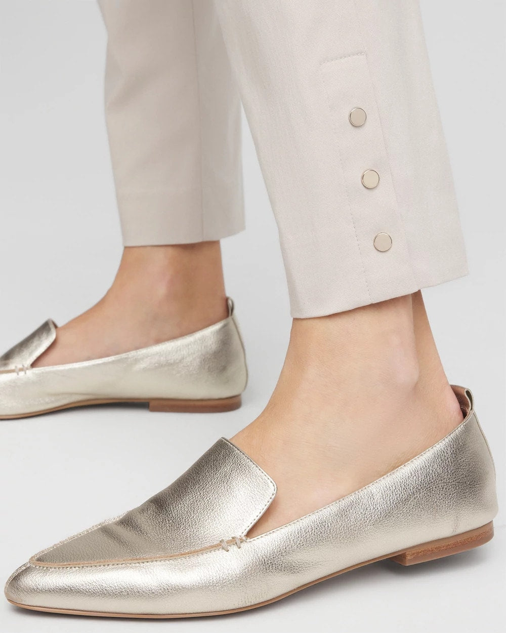 Chico's - Brigitte™ Pull-On Slim Rivet Ankle Pants