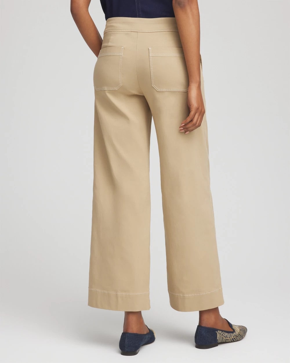 Chico's - Brigitte™ Utility Wide-Leg Cropped Pants