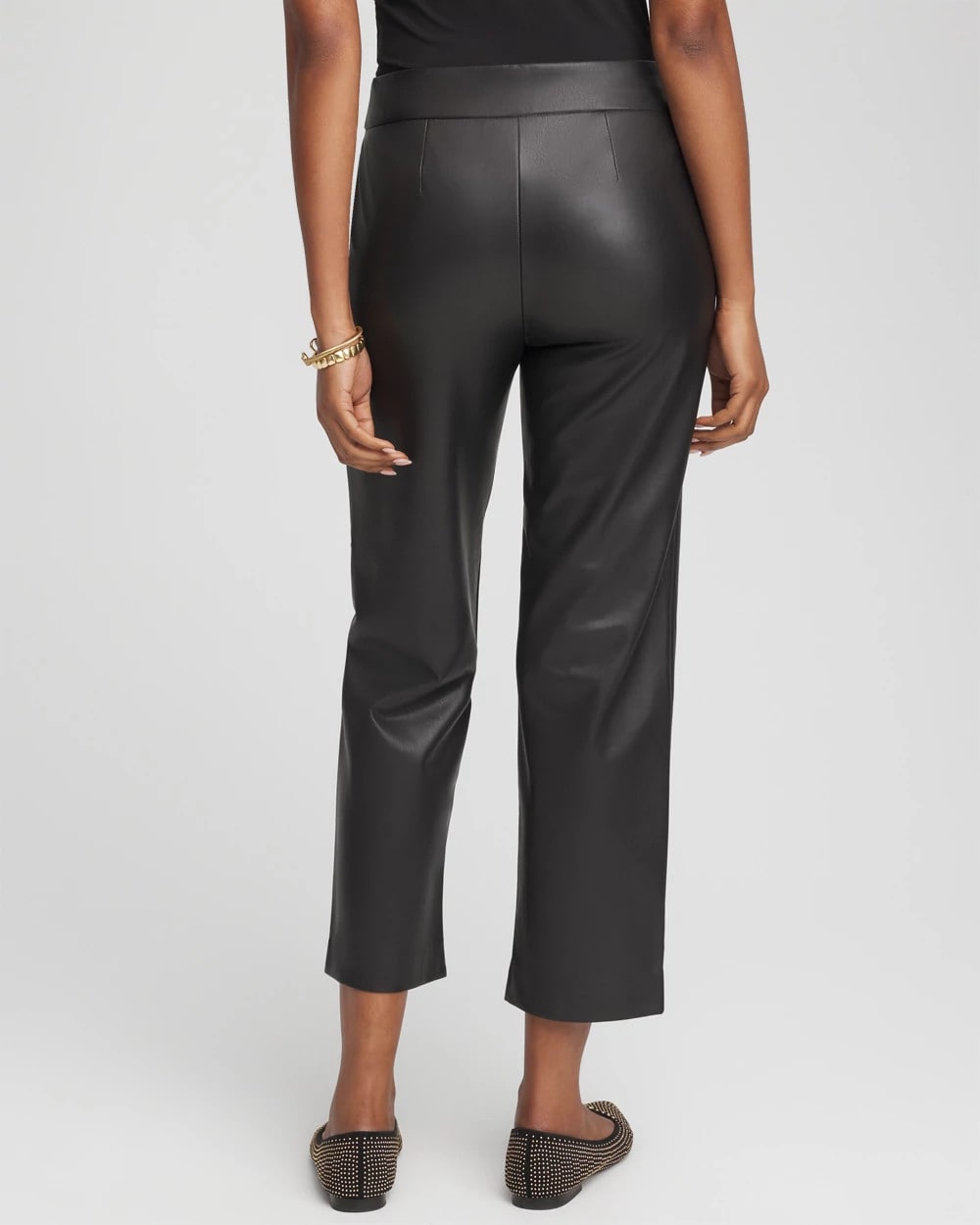 Chico's - Faux Leather Brigitte™ Pull-On Cropped Pants