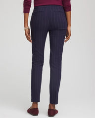 Chico's - Pinstriped Brigitte™ Slim Pull-On Ankle Pants