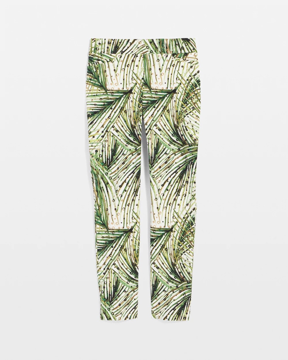 Chico's - Brigitte™ Slim Ankle Palm-Print Pants