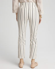 Chico's - Brigitte™ Slub Striped Cropped Pants
