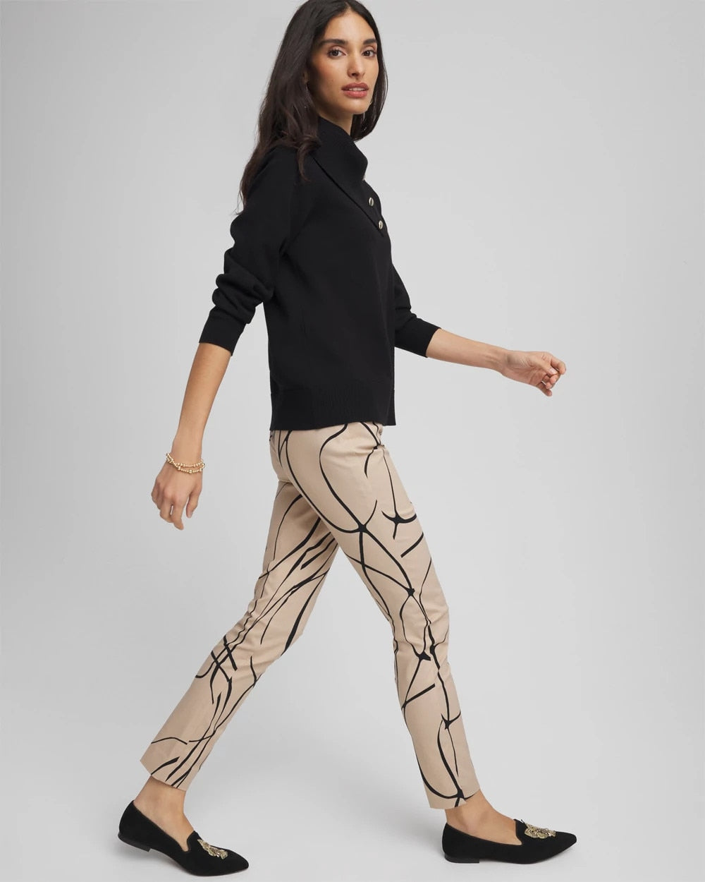 Chico's - Brigitte™ Golden Leaf  Slim Ankle Pants