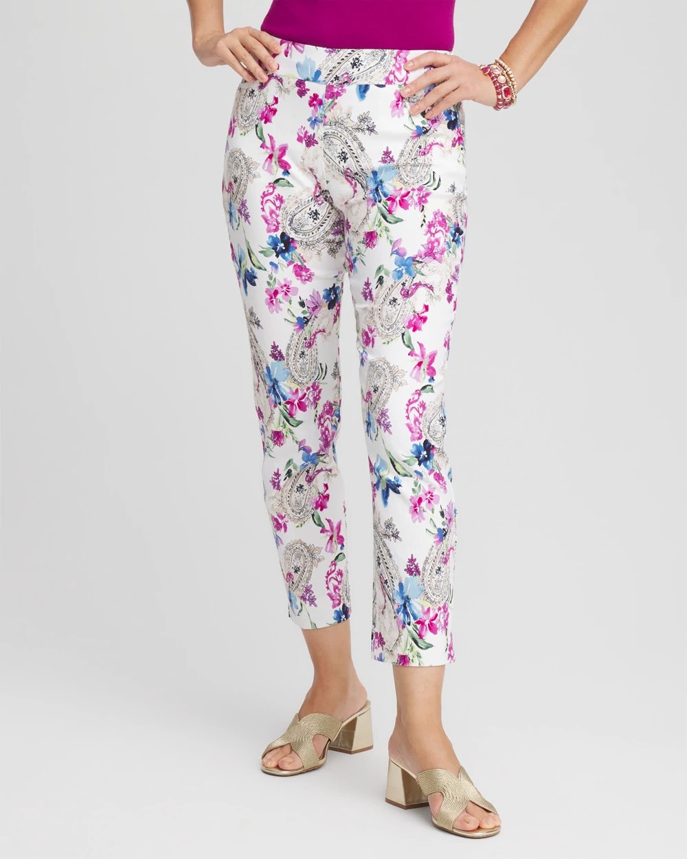 Chico's - Brigitte™ Paisley Floral Cropped Pants