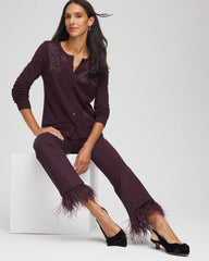 Chico's - Juliet Feathered Flared Cropped Pants