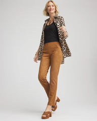 Chico's - Faux Suede Juliet Slim Ankle Pants