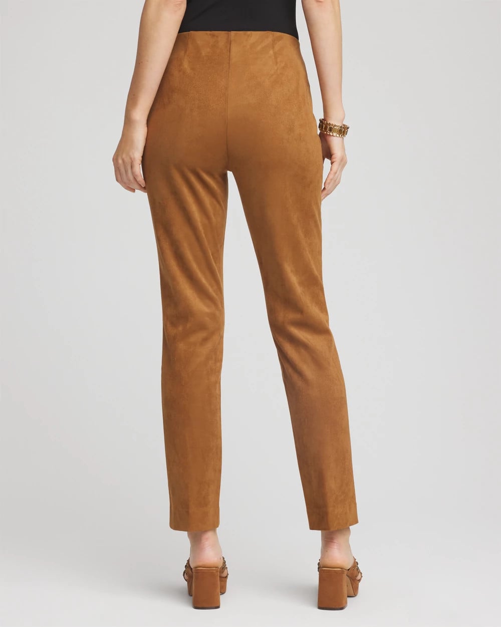 Chico's - Faux Suede Juliet Slim Ankle Pants