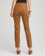 Chico's - Faux Suede Juliet Slim Ankle Pants