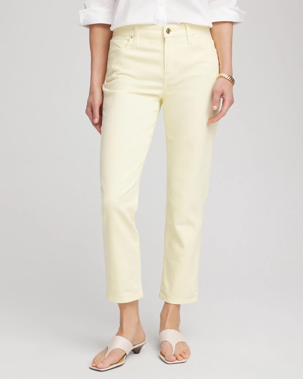 Chico's - Girlfriend Cropped Jeans