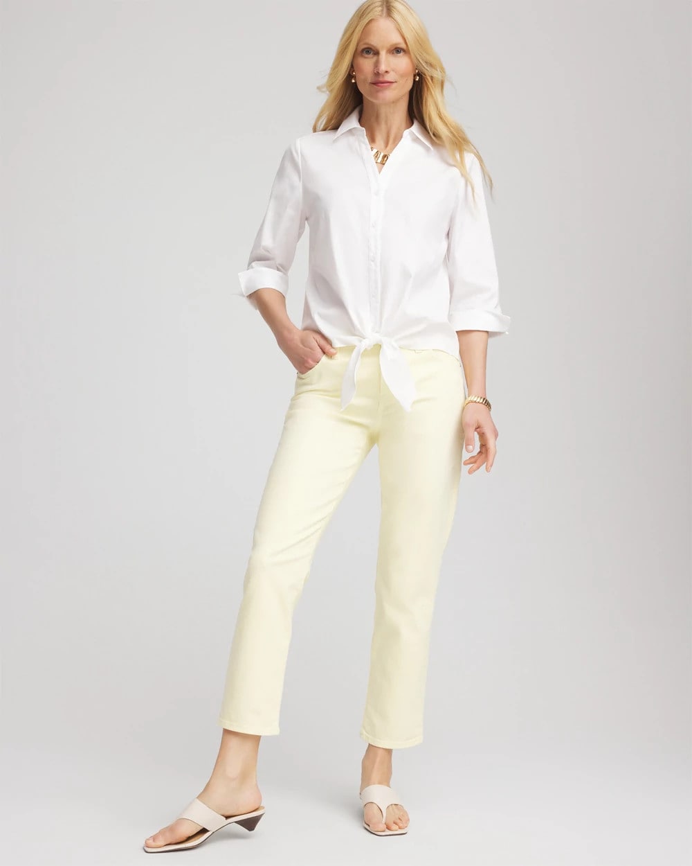 Chico's - Girlfriend Cropped Jeans